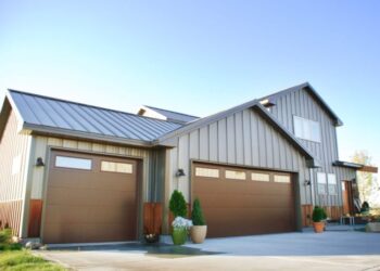 Decorate Exterior Using Corrugated Metal Siding For Residential Home ...